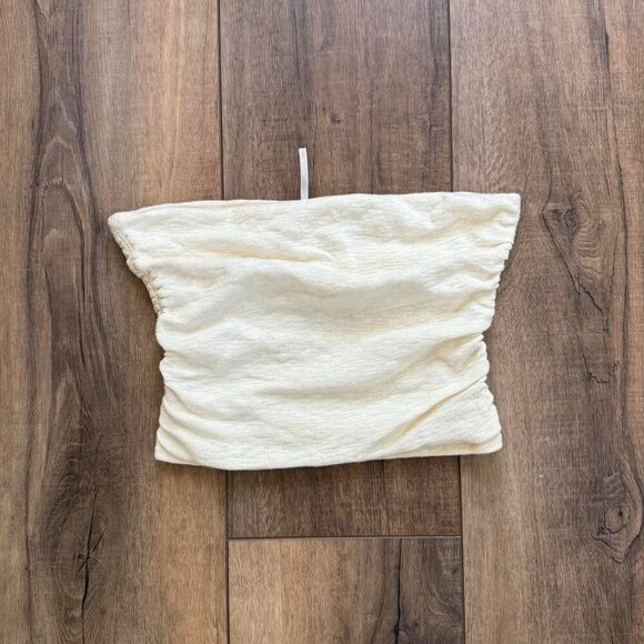 Free People Cream Tube Top - Picture 1 of 2